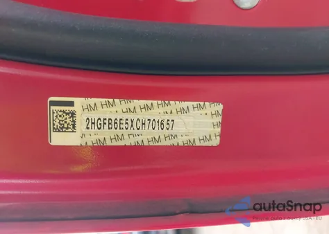 2012 Honda Civic Si from USA, damaged, VIN 2HGFB6E5XCH701657